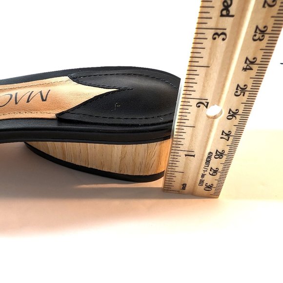 Mack J Black Fringe Slip On Mule Slipper - Picture 10 of 10